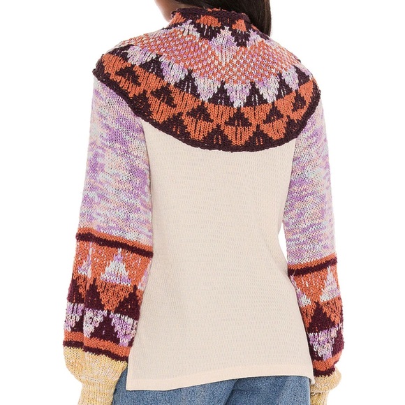 NWT Free People Swit The Small Stuff Pullover thermal sweater - Picture 4 of 11